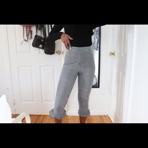 Black & White Flared Leggings